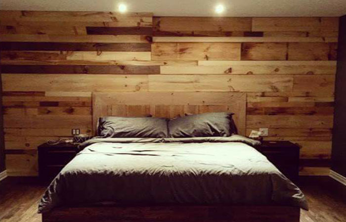 dinding kayu