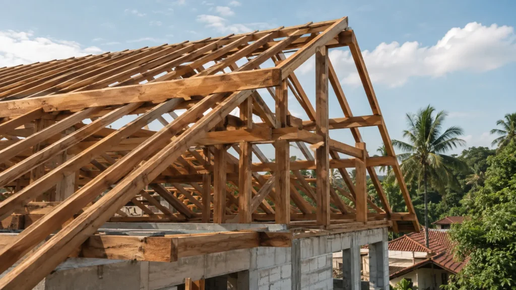 Kayu untuk Atap Rumah